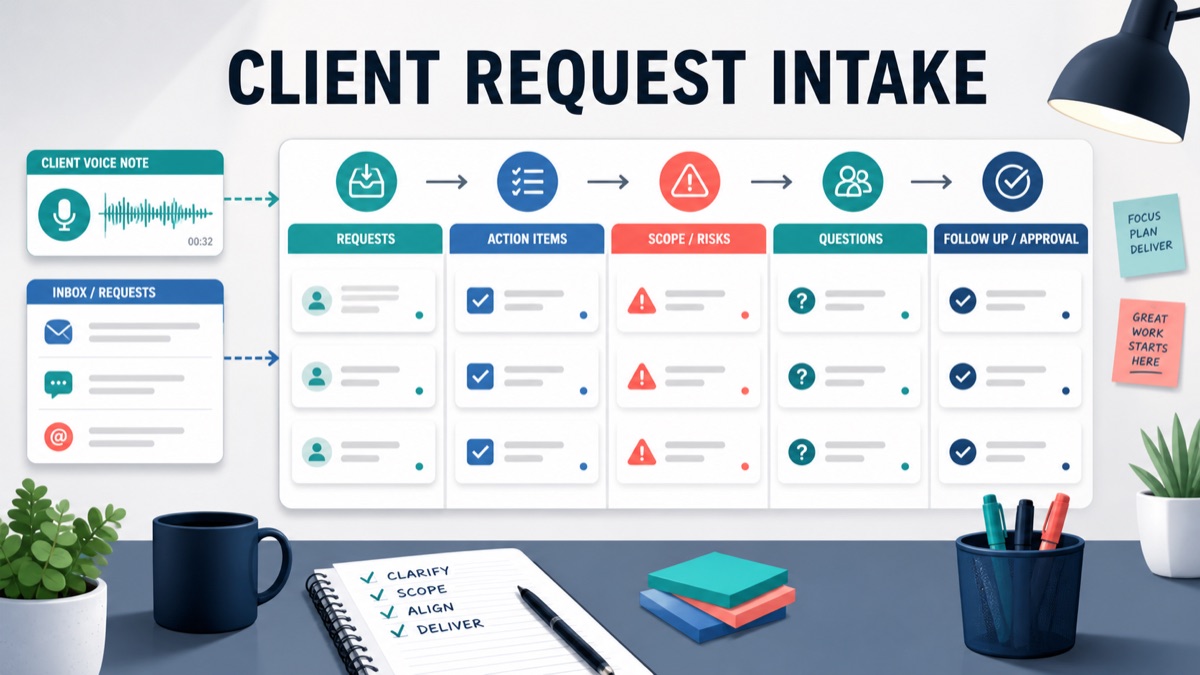 Client Request Intake Workflow for Agencies
